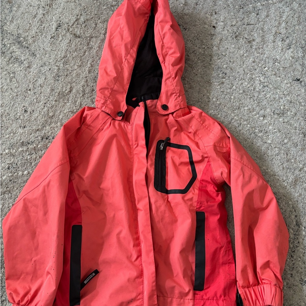 Kids Coral Jacket with Hood